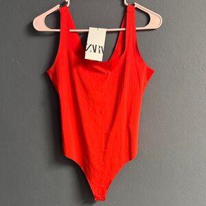 Zara Scarlet Sleeveless Bodysuit